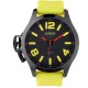 OOZOO Steel 50mm Yellow Rubber Strap OS369